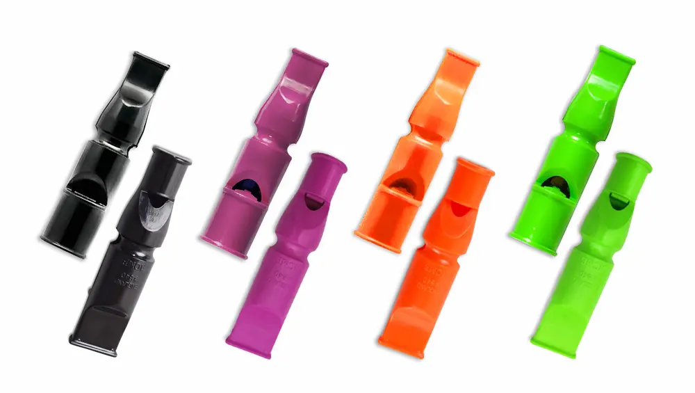 ACME Doppeltonpfeife schwarz